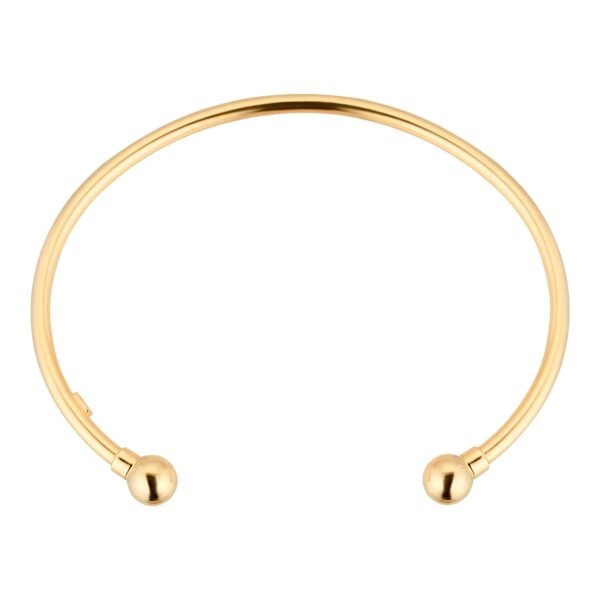 18ct Yellow Gold 2.5mm Tube Torque Bangle